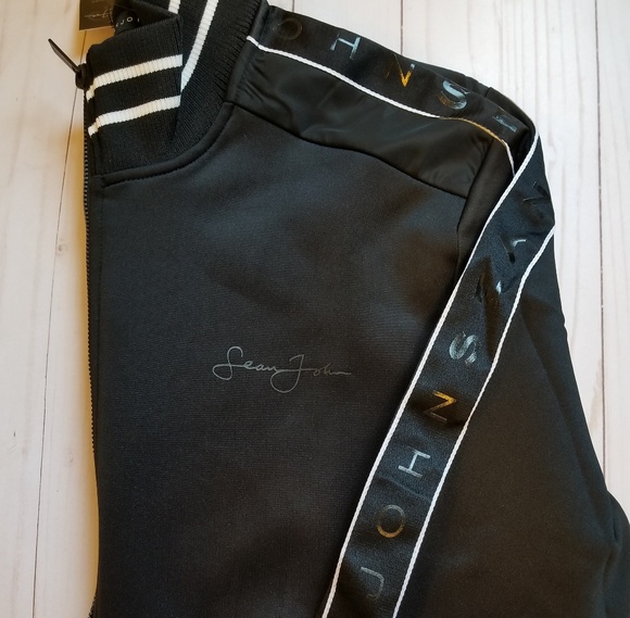 Sean John Other - Sean John Men's Logo Taping Neoprene Track Jacket